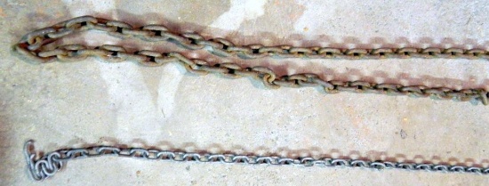 Over 30'  Tow Chain with Hooks, Pickup Only