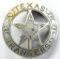 Old West Texas Rangers Cowboy Era Law Badge