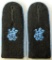 Pair of German WWII Waffen SS Adolf Hitler Division LAH EM Shoulder Boards