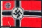 Naval Kreigsmarine Military Combat Battle Flag, German WWII