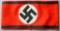 Waffen SS Swastika Overcoat Arm Band, German WWII