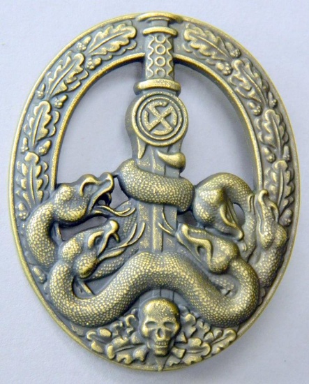 Army Bronze Anti Partisan Badge, German WWII