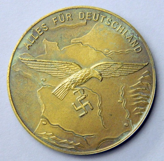 Luftwaffe Alles Fur Deutschland Combat Table Medal, German WWII