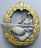 Naval Kriegsmarine Destroyer Badge, German WWII