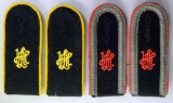 Two Pairs of German WWII Waffen SS Adolf Hitler Shoulder Boards