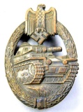 Army Bronze Tank Assault Badge, German WWII