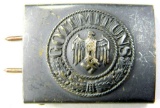 Army Enlisted Mans Combat Belt Buckle, German WWII