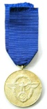 Police 8-Year Long Service Decoration, German WWII