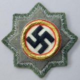 Army Cloth German Cross in Gold, German WWII