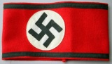 Waffen SS Swastika Overcoat Arm Band, German WWII