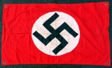 Political NSDAP Party Swastika Banner Flag, German WWII