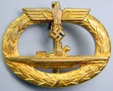 Naval Kriegsmarine U-Boat Submarine Badge, German World War II