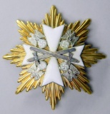 RARE Eagle Order 2nd Class Breast Star with Swords, German WWII
