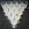 Grouping of 15 Crystal Stemware