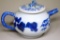 Blue and White Porcelain Teapot