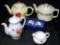 Grouping of Pottery and Porcelain Tea Accessories