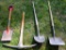 Lot of Shovels and a Pick