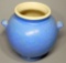 Weller Pottery Ball Vase, Blue