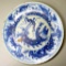 Chinese Blue and White Porcelain Dish with Dragon