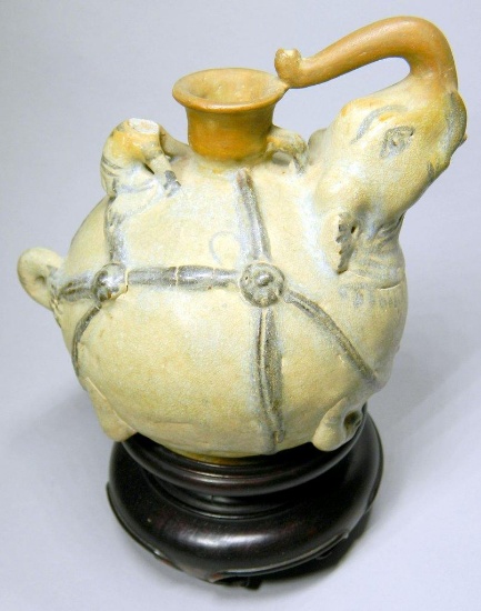 Asian Elephant Teapot with Rider