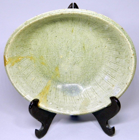 Chinese Celadon Bowl with Stand