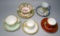 Grouping of Five Demitasse and Tea Cups and Saucers