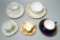 Grouping of Five Assorted Porcelain Demitasse and Teacups and Saucers, Including Coalport
