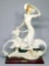 Giuseppe Armani Figurine, Girl on Bicycle - Winter, Model 0539C