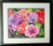 Tish Holland Floral Watercolor, Framed, Signed