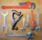 Mixed Lot of Tools Including Stanley No. 4 Plane