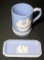 Two Pieces of Wedgwood, Mug and Trinket Tray