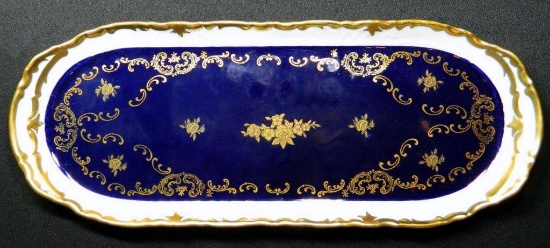 Reichenbach Porcelain Factory, Cobalt Platter