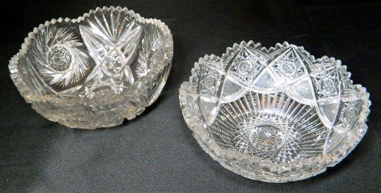 Two Crystal Bowls