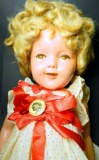 Shirley Temple with Flirty Eyes, 25-Inch Ideal Composition Doll