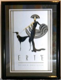 Erte Symphony in Black Print, Framed