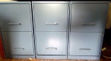 Lot of Five Filing Cabinets