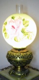 Antique Gone With The Wind Lamp, EAGLE, Made in U.S.A.