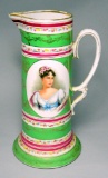 Antique Vienna Porcelain Transferware Pitcher