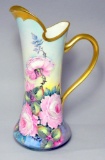 Vintage O&EG Royal Austria Hand Painted and Signed Pitcher