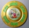 Limoges French Hand Painted Decorative Plate with Three Woman