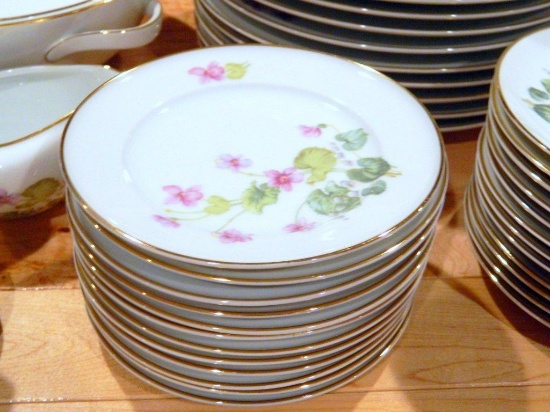 88-piece Hutschenreuther China Table Service for 12, Favorit Pattern
