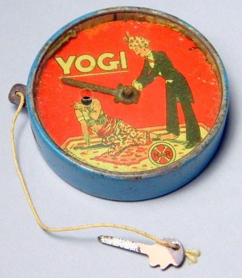 1930's MARX Yogi Magic Trick Tin Toy Magician Decapitation Illusion Toy