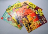 Grouping of Four Classics Illustrated Comic Books and One Dell Comic Book