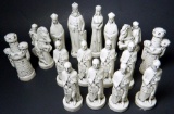 Handmade Ceramic Chess Set, 1975