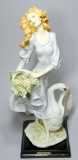Giuseppe Armani Figurine, Woman with Swan