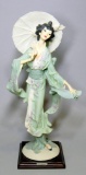 Giuseppe Armani Figurine, Japanese Woman with Umbrella