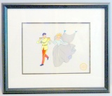 Disney Cinderella & Prince in Wedding Framed Limited Edition Serigraph Cel