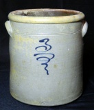 3 Gallon Salt Glaze Bee Sting Stoneware Crock