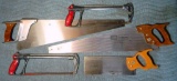 Grouping of Saws Including Henry Disston
