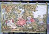 Tapestry with Hanging Metal Bar